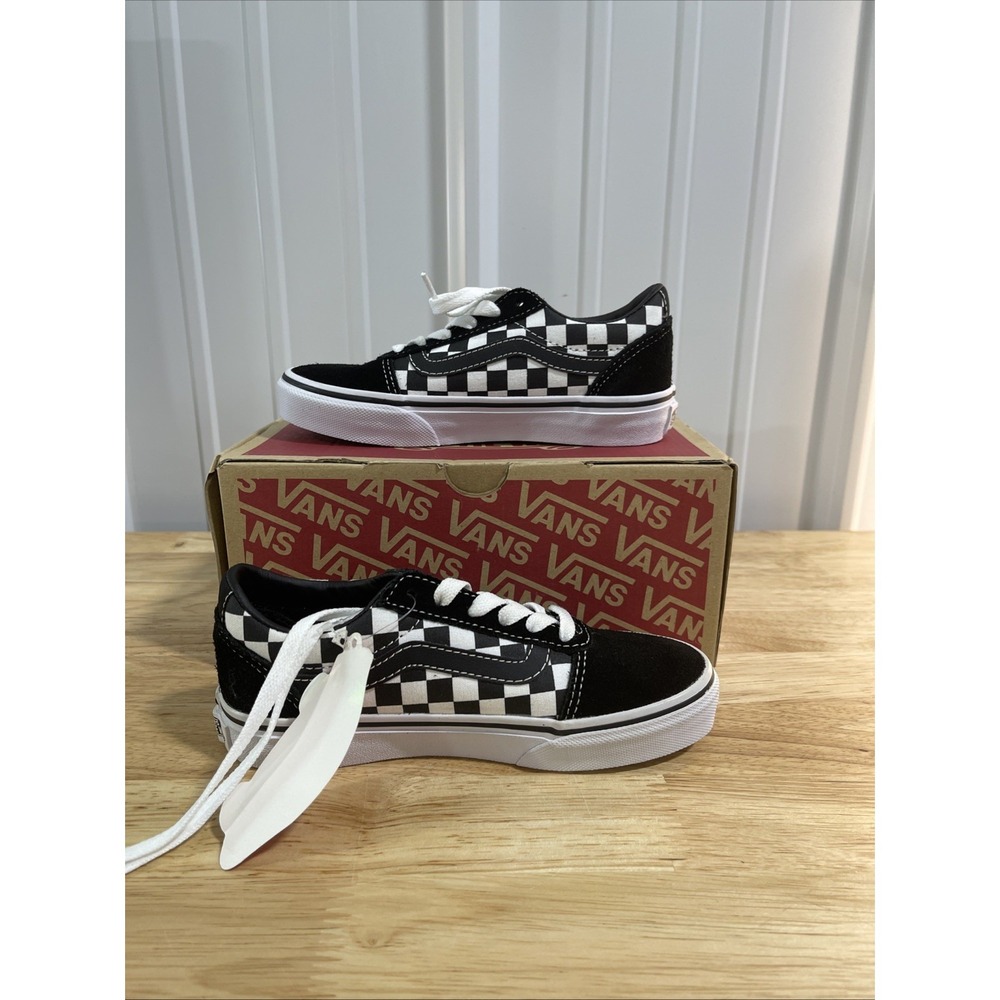 Vans® Ward Low Kids' Shoes Suede Checker Sneaker Size 13 Y